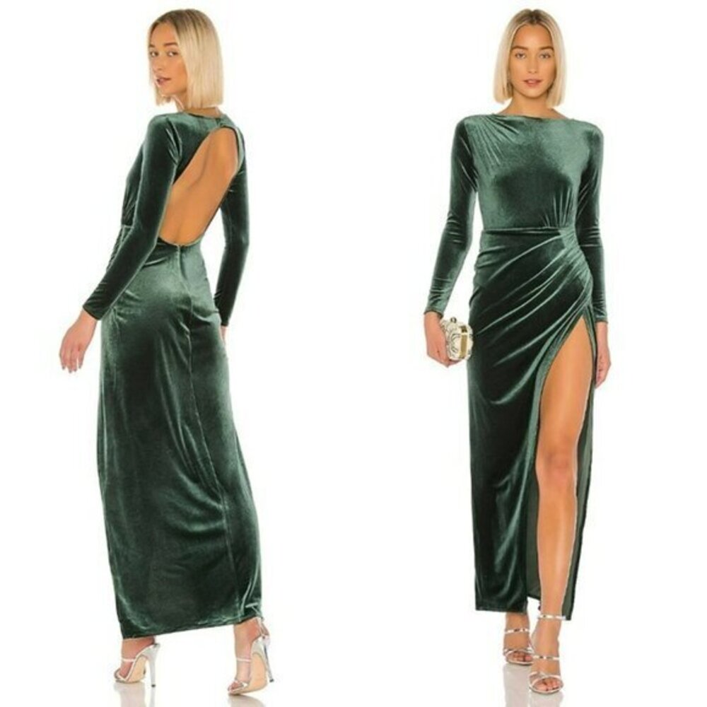 Michael Costello xREVOLVE Gregory Gown - Emerald Green